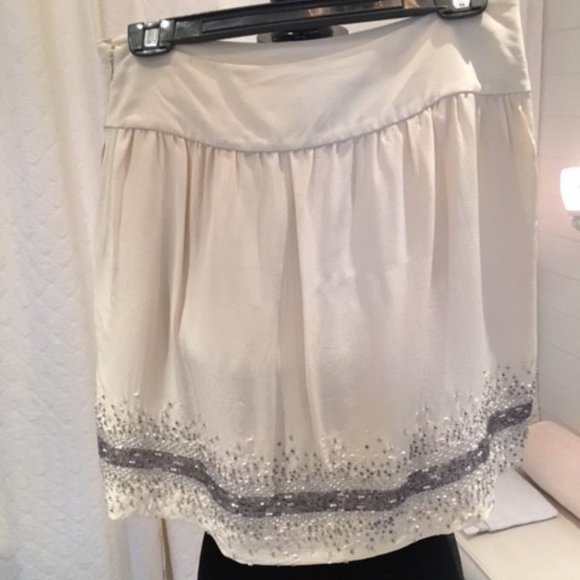 Club Monaco beaded hem short skirt - Picture 2 of 2